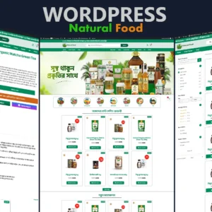 Natural Food website template